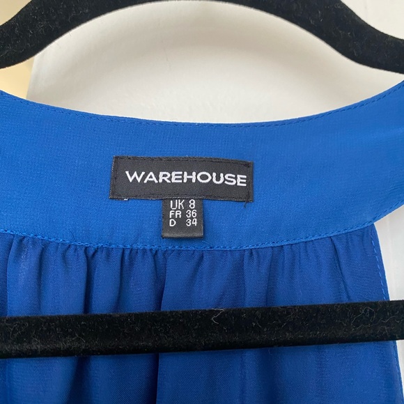 Warehouse blue mini dress - Size: 4(US) / 8(UK) - Picture 4 of 5